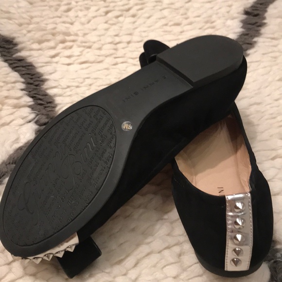 Gianni Binni Feisty black leather ballet flat sz 7 - Picture 5 of 6